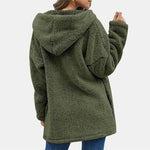 Loose Hooded Warm Coat