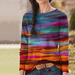 Colorful Casual Print T-Shirt