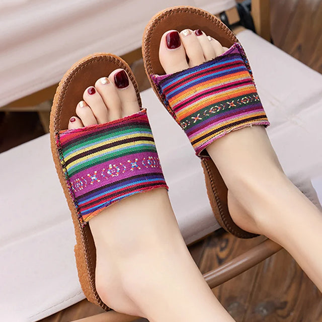 Casual Colorful Beach Slippers
