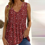 Casual Floral Tank Top