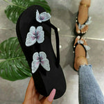 Butterfly Decoration Platform Slippers