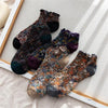 Vintage Casual Floral Socks