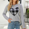 Casual Heart Knit Sweater