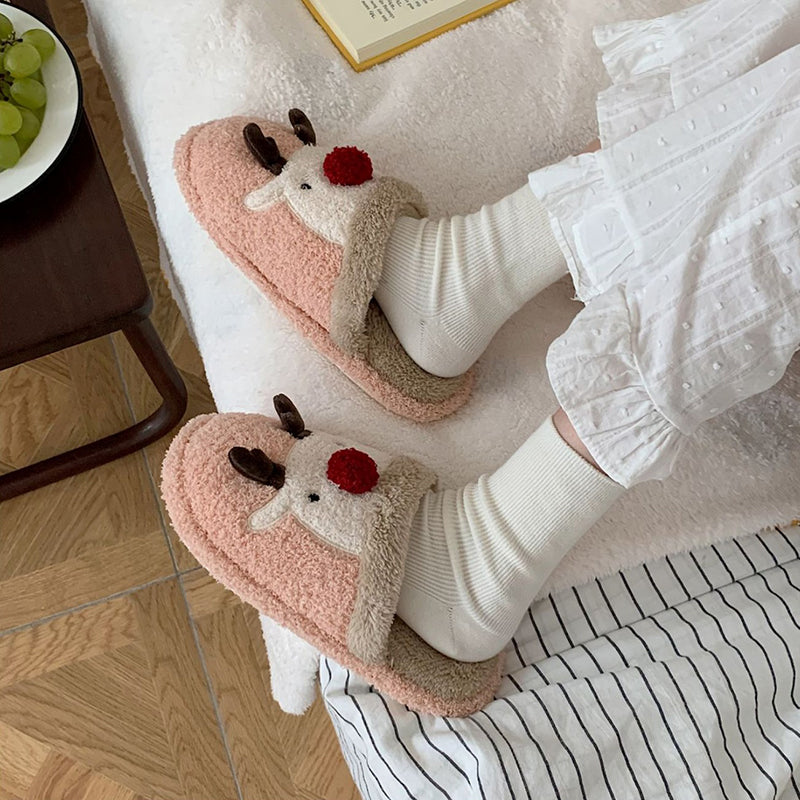 Christmas Warm Plush Slippers