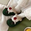 Christmas Warm Plush Slippers