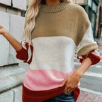 Casual Striped Knitted Sweater