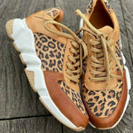 Casual Leapord Patchwork Sneakers