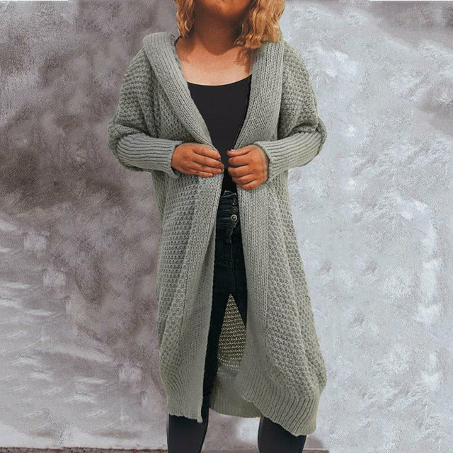 Vintage Knitted Long Cardigan