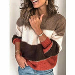 Casual O-neck Knitted Sweater
