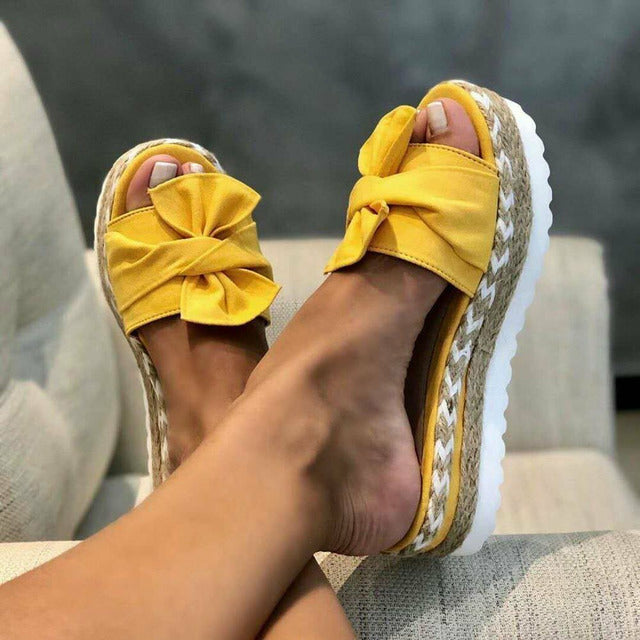 Fashion Casual Bow-Knots Slippers