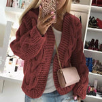 Vintage Casual Knitted Coat
