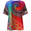 Colorful Print Casual T-Shirt