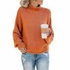 Roawell Sweaters Orange / M Casual Loose Knitted Pullover